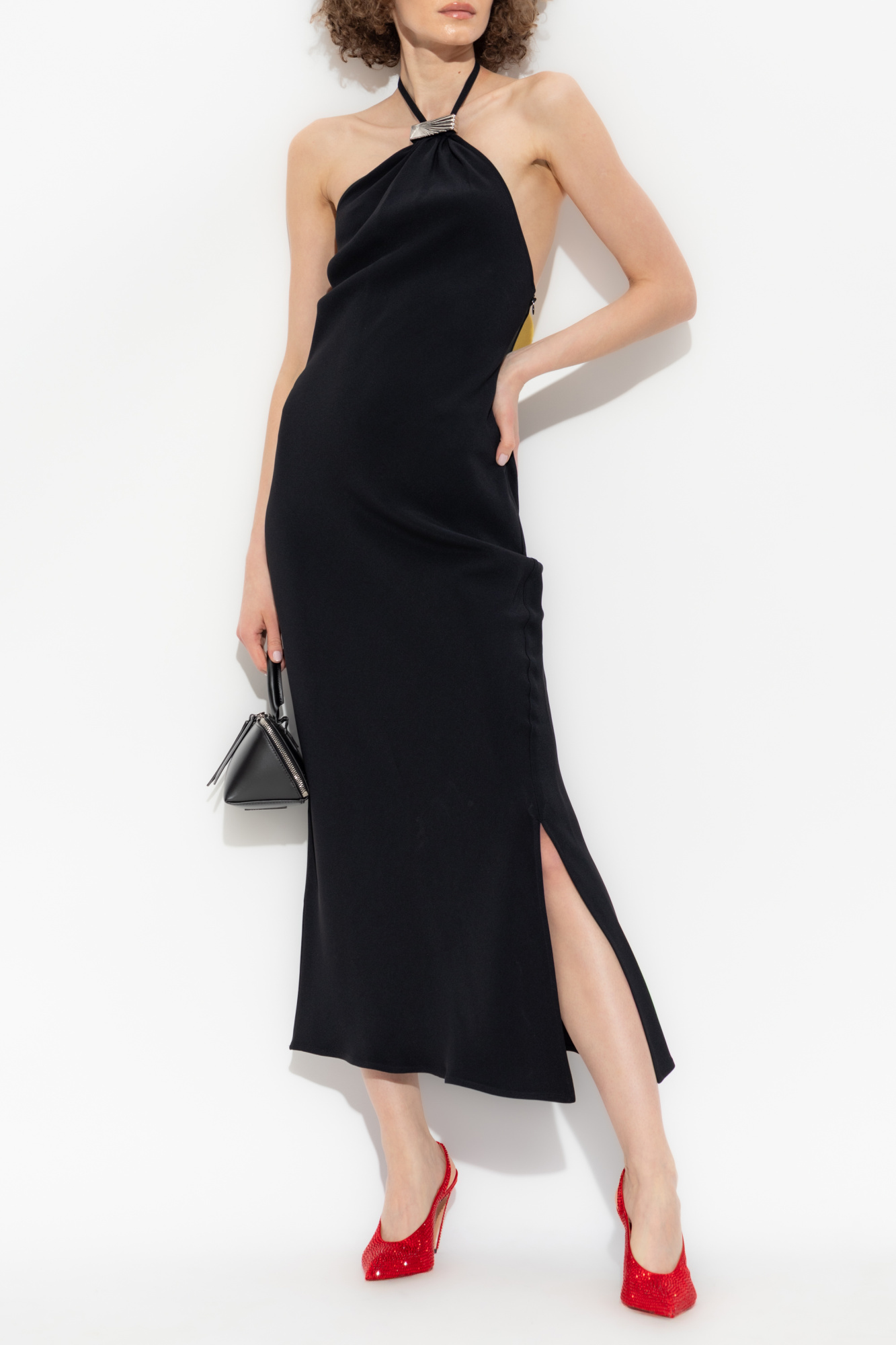 ワンピース THE ATTICO DRESS (WCA00441KVV016AA) Black Dress with appliqué The Attico - Vitkac AS